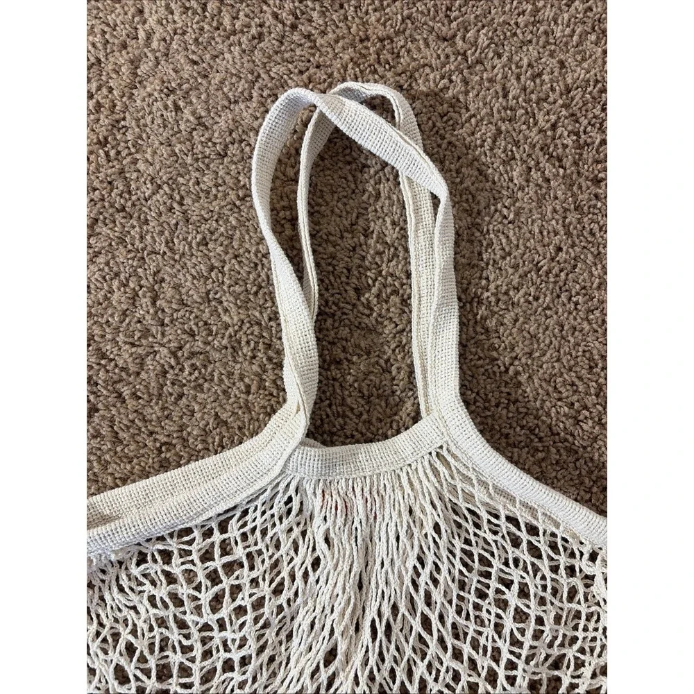 Recess Pickleball Open Top Organic Cotton Net Court‎ Carry Tote Bag